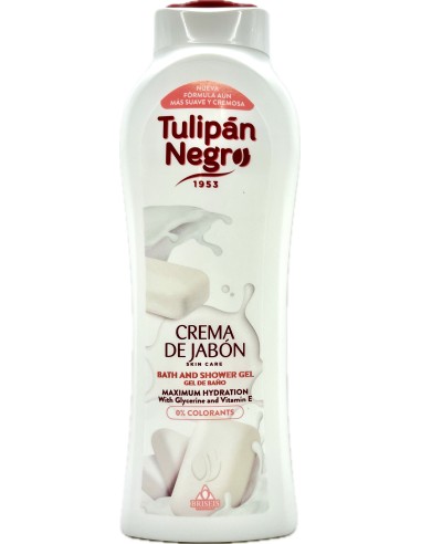 tulipan negro bagnoschiuma - 650ml - crema di sapone - massima idratazione: tuttocasashop.live: igiene e cura della persona