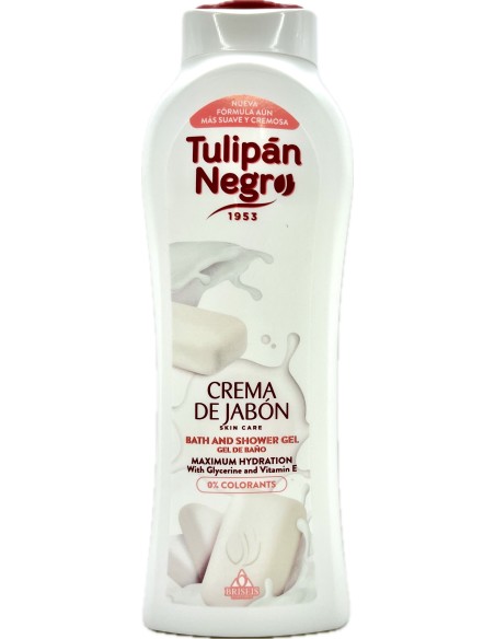 tulipan negro bagnoschiuma - 650ml - crema di sapone - massima idratazione: tuttocasashop.live: igiene e cura della persona