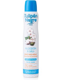 tulipan negro deodorante spray - 200ml - cotone e talco: tuttocasashop.live: igiene e cura della persona