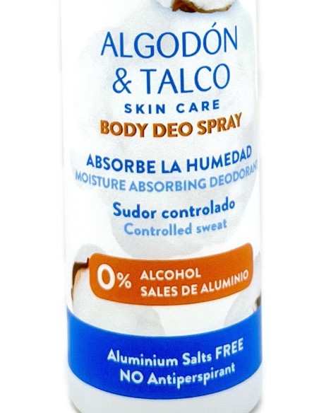 tulipan negro deodorante spray - 200ml - cotone e talco: tuttocasashop.live: igiene e cura della persona