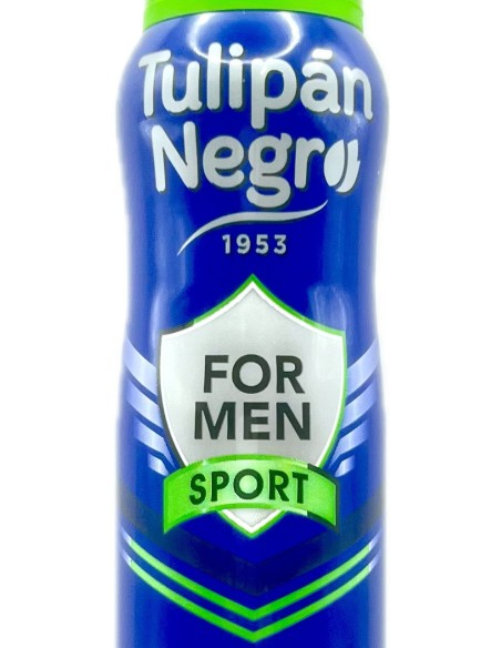 tulipan negro deodorante spray - 200ml - for men - sport: tuttocasashop.live: igiene e cura della persona