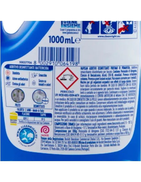 napisan additivo liquido igienizzante bucato - 1 litro - primavera: tuttocasashop.live: prodotti per bucato e tessuti