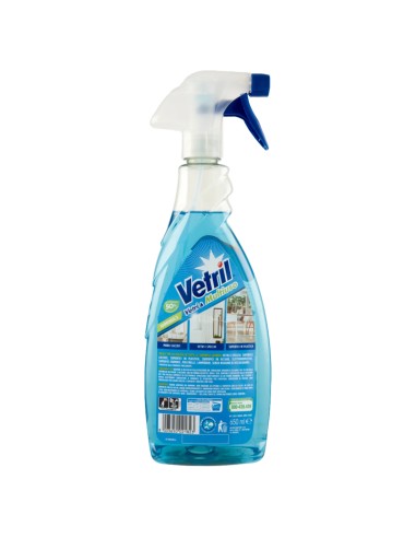 vetril detergente multiuso spray 650ml - con ammoniaca - blu: tuttocasashop.live: pulizia e cura della casa