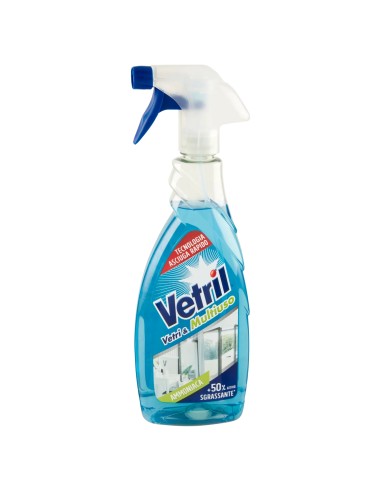 vetril detergente multiuso spray 650ml - con ammoniaca - blu: tuttocasashop.live: pulizia e cura della casa
