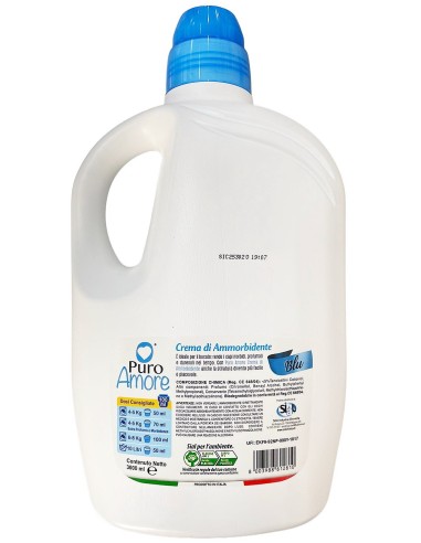 puro amore ammorbidente concentrato - 60 lavaggi - 3 litri - blu: tuttocasashop.live: prodotti per bucato e tessuti
