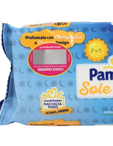 pampers sole&luna salviettine umidificate baby - 40 pezzi: tuttocasashop.live: igiene e cura della persona