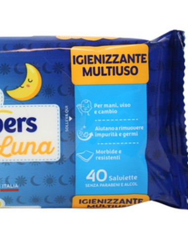 pampers sole&luna salviettine umidificate baby - 40 pezzi: tuttocasashop.live: igiene e cura della persona