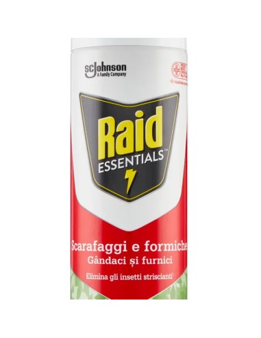 raid essentials insetticida scarafaggi e formiche - 400ml - a base vegetale: tuttocasashop.live: pulizia e cura della casa