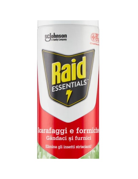 raid essentials insetticida scarafaggi e formiche - 400ml - a base vegetale: tuttocasashop.live: pulizia e cura della casa