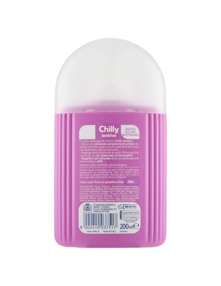 chilly detergente intimo 200ml - lenitivo - sollievo dai fastidi intimi: tuttocasashop.live: igiene e cura della persona