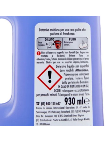mastro lindo detergente liquido pavimenti - 950ml - al profumo di lavanda: tuttocasashop.live: pulizia e cura della casa