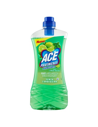ace pavimenti igienizzante - 1 litro - lime e menta: tuttocasashop.live: pulizia e cura della casa