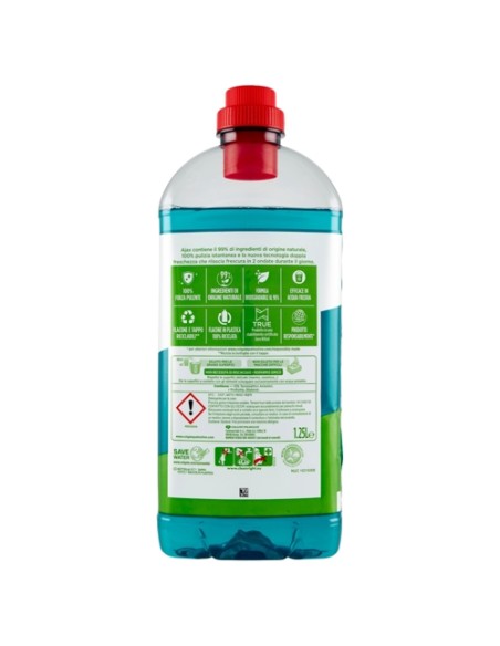 ajax pavimenti detergente liquido - 1250ml - expel - anche superfici esterne: tuttocasashop.live: pulizia e cura della casa