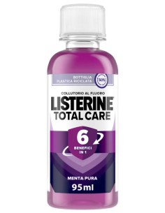 listerine collutorio mini 95ml - total care - formato viaggio - travel size: tuttocasashop.live: igiene e cura della persona