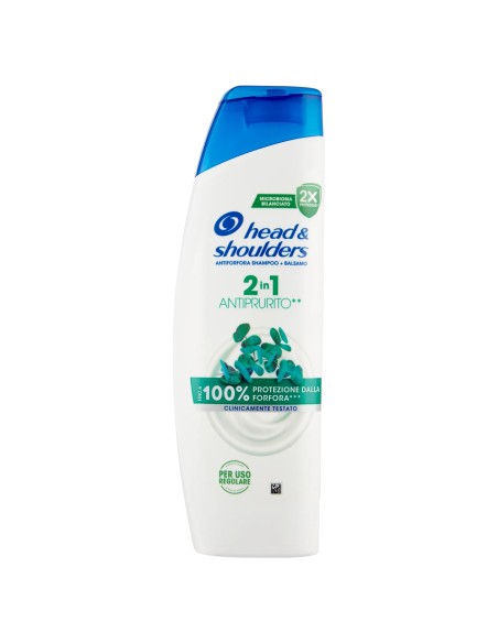 head & shoulders shampoo e balsamo 2in1 250ml - antiprurito: tuttocasashop.live: igiene e cura della persona