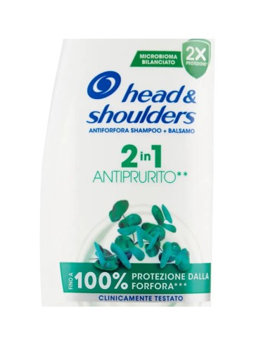 head & shoulders shampoo e balsamo 2in1 250ml - antiprurito: tuttocasashop.live: igiene e cura della persona