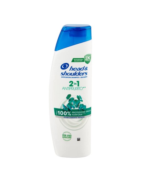 head & shoulders shampoo e balsamo 2in1 250ml - antiprurito: tuttocasashop.live: igiene e cura della persona