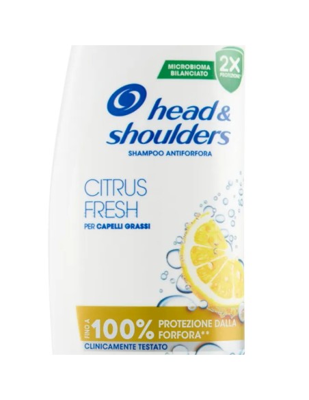 head & shoulders shampoo antiforfora 250ml - citrus fresh - capelli grassi: tuttocasashop.live: igiene e cura della persona