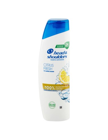 head & shoulders shampoo antiforfora 250ml - citrus fresh - capelli grassi: tuttocasashop.live: igiene e cura della persona