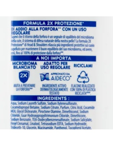 head & shoulders shampoo antiforfora 250ml - classic clean: tuttocasashop.live: igiene e cura della persona