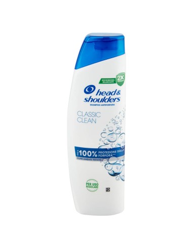 head & shoulders shampoo antiforfora 250ml - classic clean: tuttocasashop.live: igiene e cura della persona
