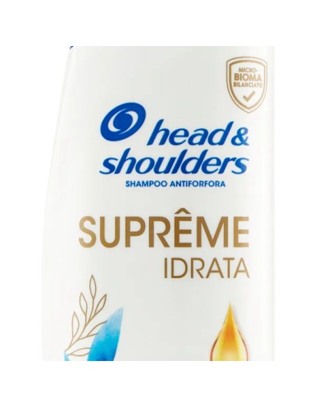 head & shoulders shampoo antiforfora 250ml - supreme idrata - argan e cocco: tuttocasashop.live: igiene e cura della persona