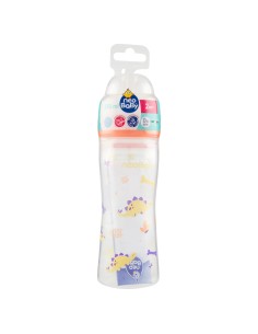 neobaby biberon in plastica collo largo - 250ml - 2m+ - dino arancione: tuttocasashop.live: igiene e cura della persona
