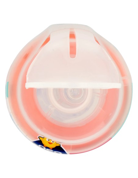 neobaby biberon in plastica collo largo - 250ml - 2m+ - dino arancione: tuttocasashop.live: igiene e cura della persona