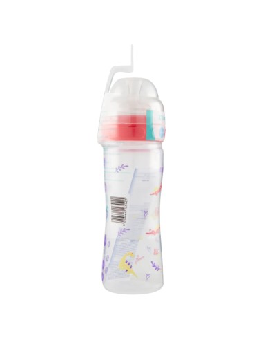 neobaby biberon in plastica collo largo - 250ml - 2m+ - dino rosa: tuttocasashop.live: igiene e cura della persona