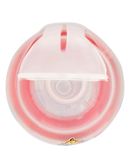 neobaby biberon in plastica collo largo - 250ml - 2m+ - dino rosa: tuttocasashop.live: igiene e cura della persona