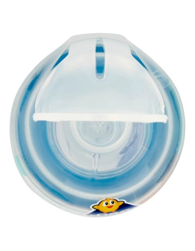 neobaby biberon in plastica collo largo - 330ml - 4m+ - dino blu: tuttocasashop.live: igiene e cura della persona