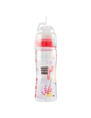 neobaby biberon in plastica collo largo - 330ml - 4m+ - dino rosa: tuttocasashop.live: igiene e cura della persona