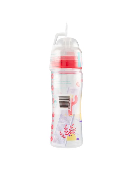 neobaby biberon in plastica collo largo - 330ml - 4m+ - dino rosa: tuttocasashop.live: igiene e cura della persona