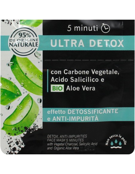 geomar maschera viso - 2 x 7.5ml - ultra detox detossificante anti-impurita': tuttocasashop.live: igiene e cura della persona