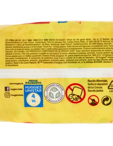 huggies unistar - 16 pannolini taglia 4 maxi 7-18 kg: tuttocasashop.live: igiene e cura della persona