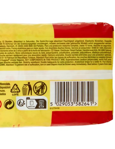 huggies unistar - 16 pannolini taglia 4 maxi 7-18 kg: tuttocasashop.live: igiene e cura della persona