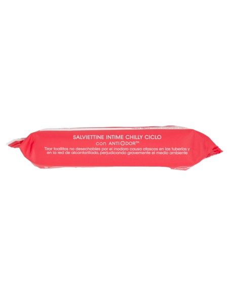 chilly salviettine intime imbevute 15pz - ciclo: tuttocasashop.live: igiene e cura della persona