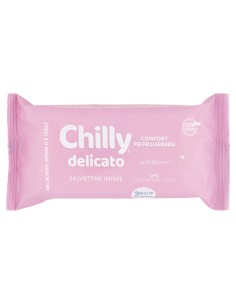 chilly salviettine intime imbevute 15pz - delicate: tuttocasashop.live: igiene e cura della persona