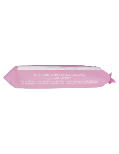 chilly salviettine intime imbevute 15pz - delicate: tuttocasashop.live: igiene e cura della persona