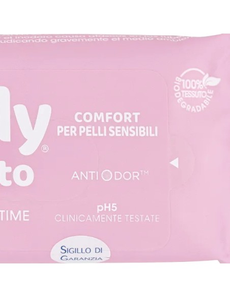 chilly salviettine intime imbevute 15pz - delicate: tuttocasashop.live: igiene e cura della persona