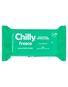 chilly salviettine intime imbevute 15pz - fresco: tuttocasashop.live: igiene e cura della persona