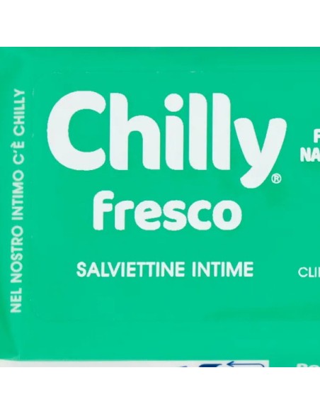 chilly salviettine intime imbevute 15pz - fresco: tuttocasashop.live: igiene e cura della persona