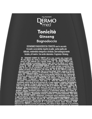 dermomed bagnodoccia 650ml - ph neutro - tonicita' al ginseng: tuttocasashop.live: igiene e cura della persona