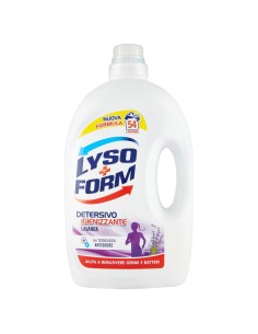 lysoform detersivo lavatrice liquido igienizzante - 54 lavaggi - lavanda: tuttocasashop.live: prodotti per bucato e tessuti