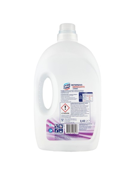 lysoform detersivo lavatrice liquido igienizzante - 54 lavaggi - lavanda: tuttocasashop.live: prodotti per bucato e tessuti