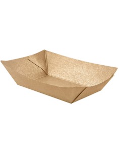 150 vaschette a barchetta in carta per fritti - 19.5 x 13.5 x 5.5 cm: tuttocasashop.live: carta & monouso