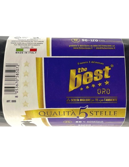 the best 1kg sacchi resistenti 90x120cm ldpe - neri - raccolta differenziata: tuttocasashop.live: pulizia e cura della casa