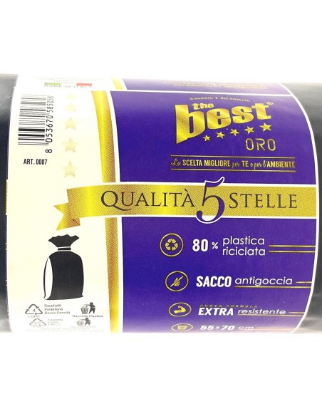 the best 1kg sacchi resistenti 55x70cm ldpe - neri - raccolta differenziata: tuttocasashop.live: pulizia e cura della casa
