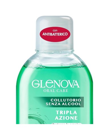 glenova collutorio per igiene orale - 400ml - fresh mint - con antibatterico: tuttocasashop.live: igiene e cura della persona