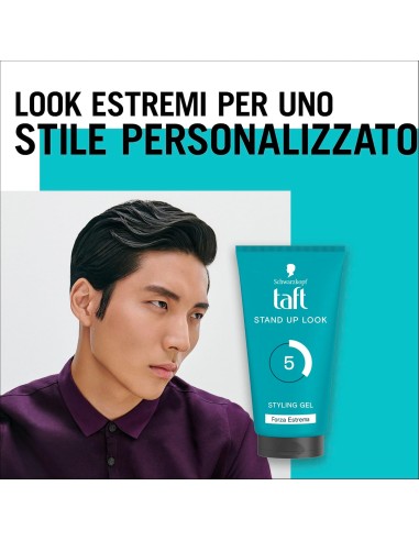 taft styling gel fissante per capelli - 150ml - stand up look forza estrema: tuttocasashop.live: igiene e cura della persona